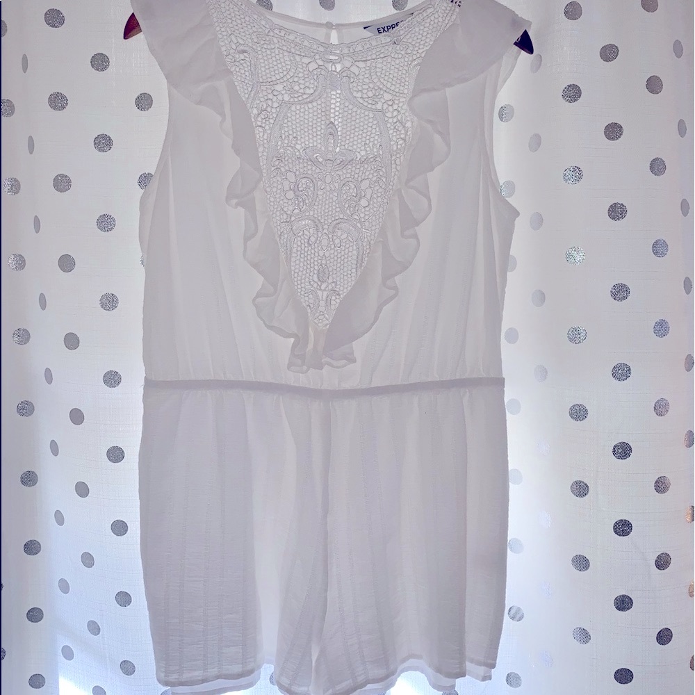 Off white Express Romper -NWOT